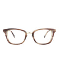 Alexander McQueen Womens Square/Rectangle Pink Gold Transparent Fashion Designer Eyewear