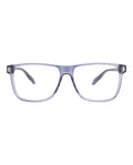 Alexander McQueen Mens Square/Rectangle Blue Blue Transparent Fashion Designer Eyewear