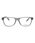 Alexander McQueen Unisex Square/Rectangle Grey Grey Transparent Fashion Designer Eyewear
