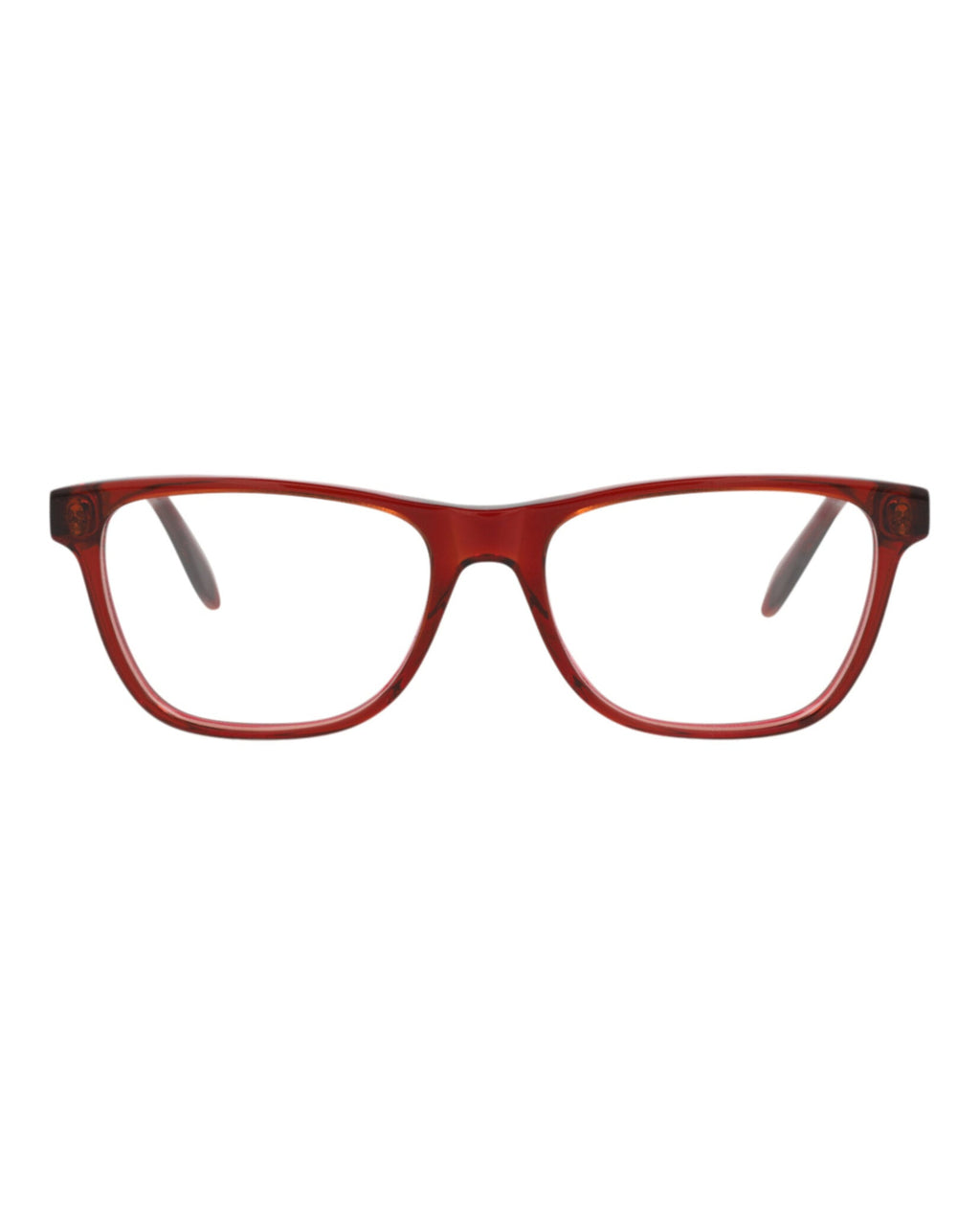 Alexander McQueen Unisex Square/Rectangle Red Red Transparent Fashion Designer Eyewear