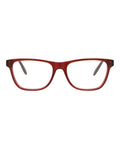 Alexander McQueen Unisex Square/Rectangle Red Red Transparent Fashion Designer Eyewear