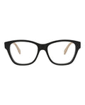 Alexander McQueen Womens Square/Rectangle Black Black Transparent Fashion Designer Eyewear