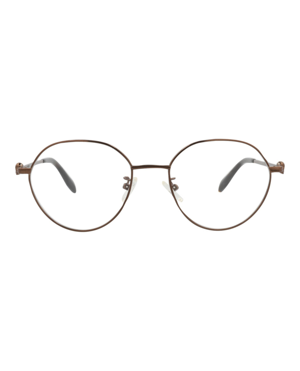 Alexander McQueen Unisex Round/Oval Brown Brown Transparent Fashion Designer Eyewear