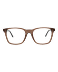 Alexander McQueen Mens Square/Rectangle Brown Silver Transparent Fashion Designer Eyewear