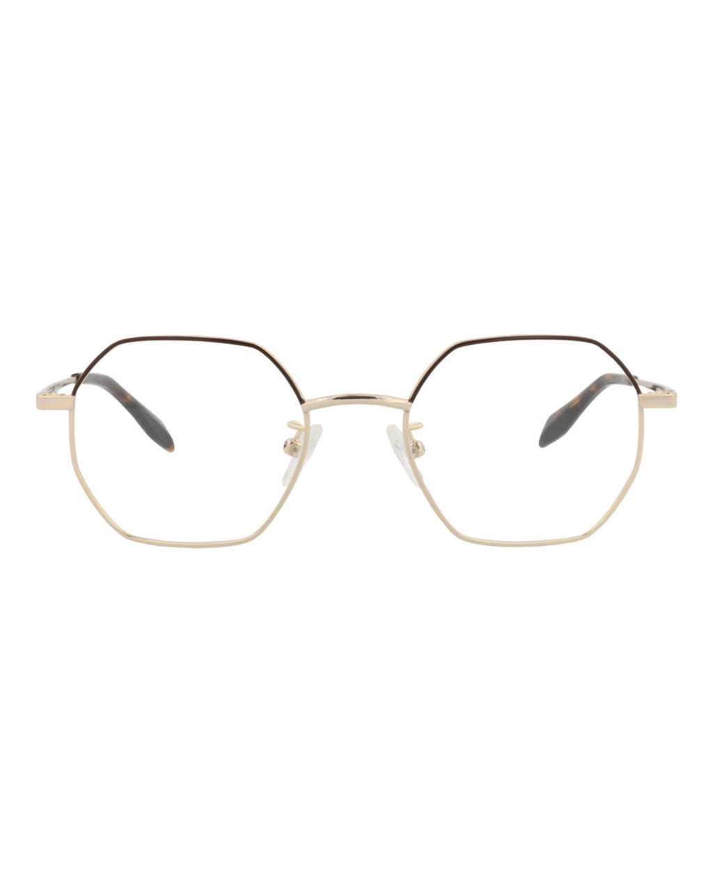 Alexander McQueen Unisex Round/Oval Gold Gold Transparent Fashion Designer Eyewear