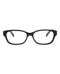 Alexander McQueen Womens Square/Rectangle Black Black Transparent Fashion Designer Eyewear
