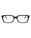 Alexander McQueen Mens Square/Rectangle Black Black Transparent Fashion Designer Eyewear
