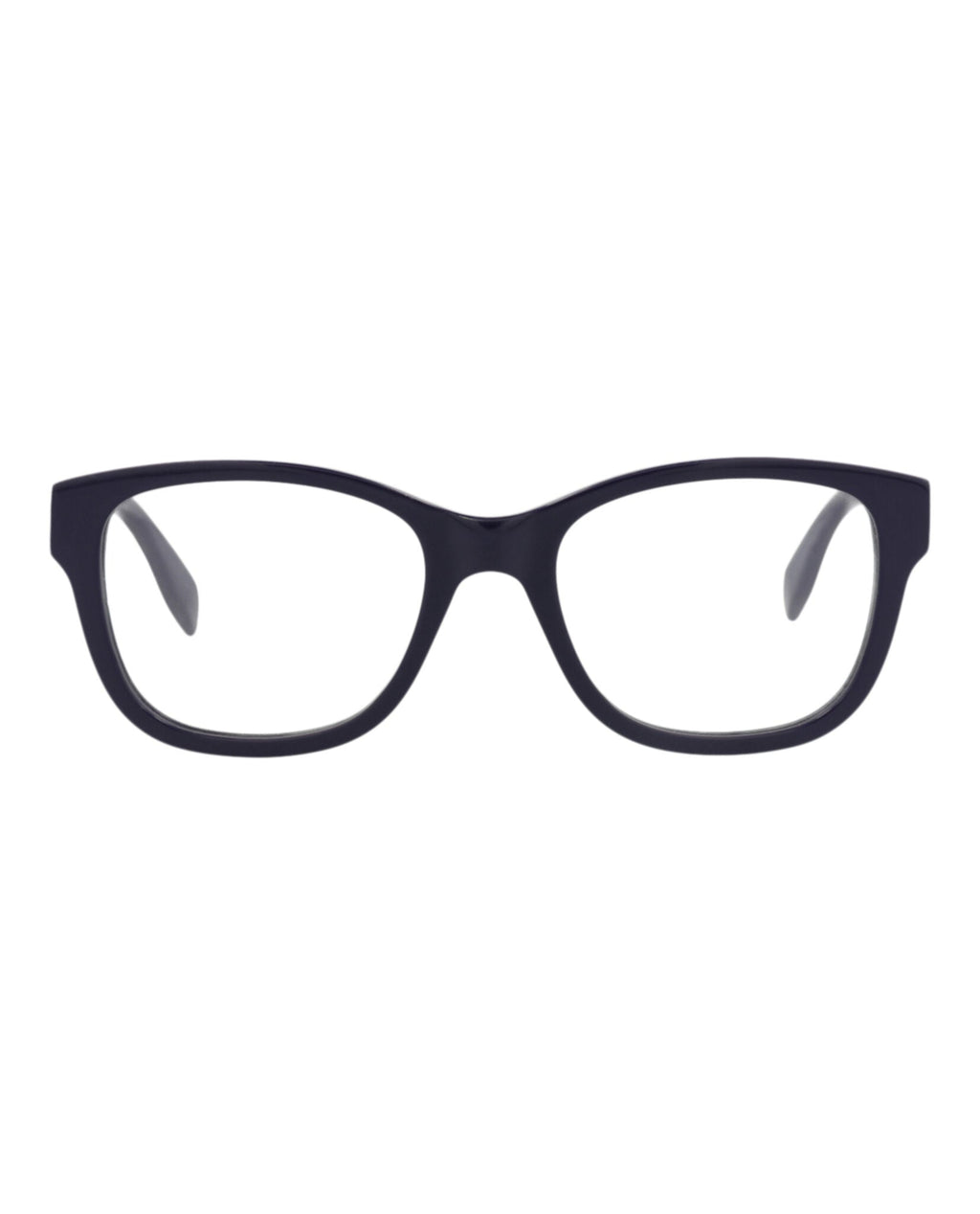 Alexander McQueen Mens Square/Rectangle Blue Blue Transparent Fashion Designer Eyewear