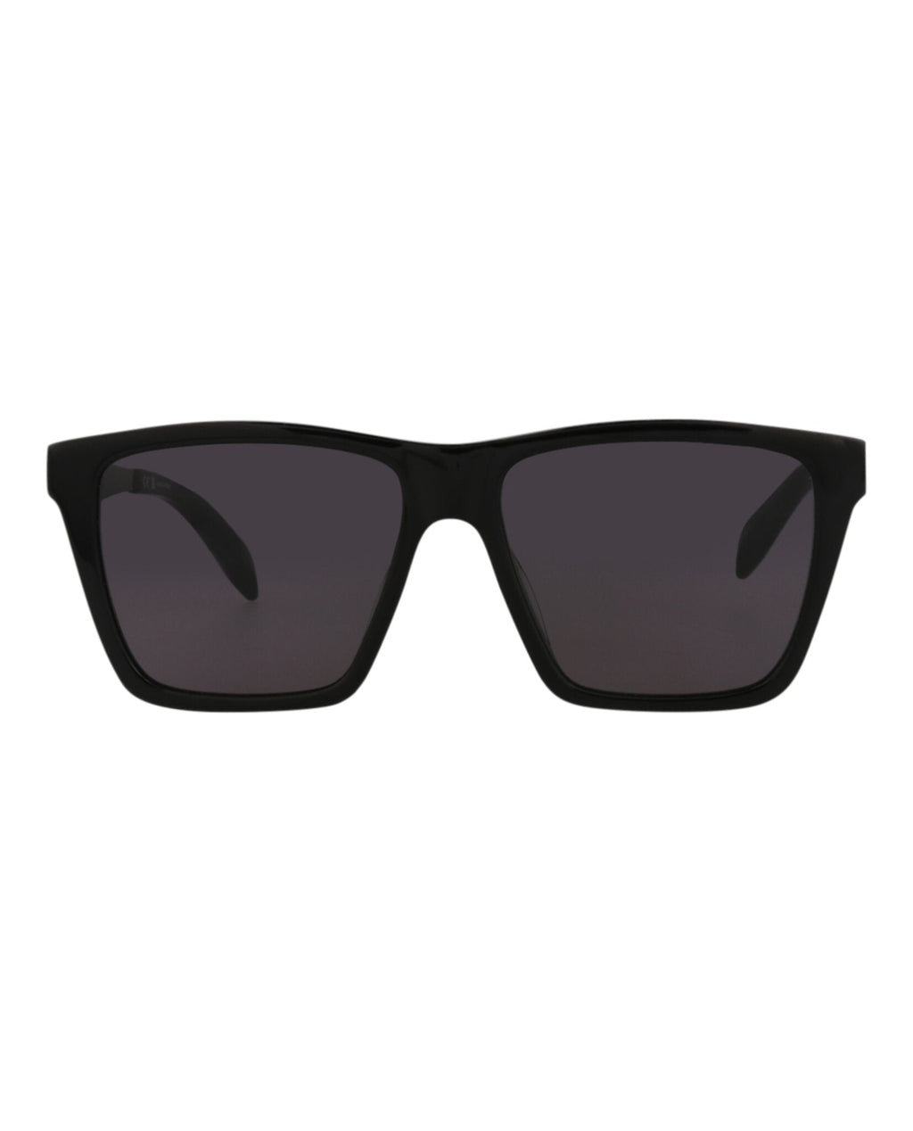 Alexander McQueen Mens Square/Rectangle Black Ruthenium Grey Fashion Designer Eyewear