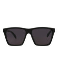 Alexander McQueen Mens Square/Rectangle Black Ruthenium Grey Fashion Designer Eyewear