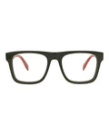 Alexander McQueen Mens Square/Rectangle Green Green Transparent Fashion Designer Eyewear