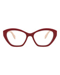 Alexander McQueen Womens Cat Eye Red Red Transparent Fashion Designer Eyewear