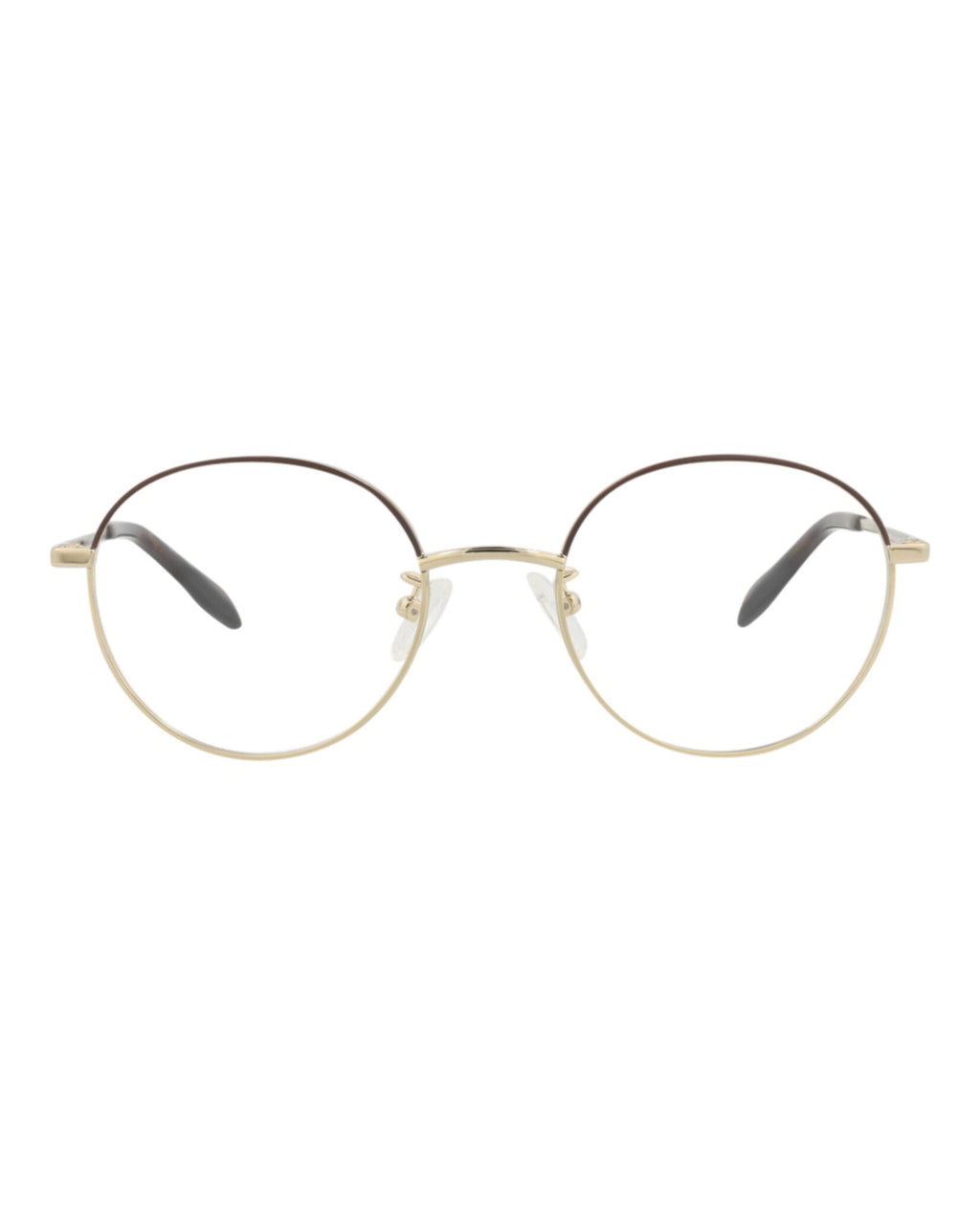Alexander McQueen Unisex Round/Oval Gold Gold Transparent Fashion Designer Eyewear