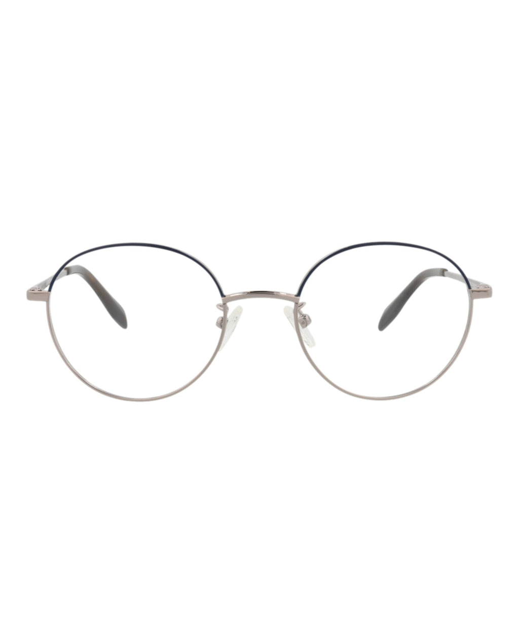 Alexander McQueen Unisex Round/Oval Ruthenium Ruthenium Transparent Fashion Designer Eyewear