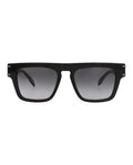 Alexander McQueen Mens Square/Rectangle Black Black Grey Fashion Designer Eyewear