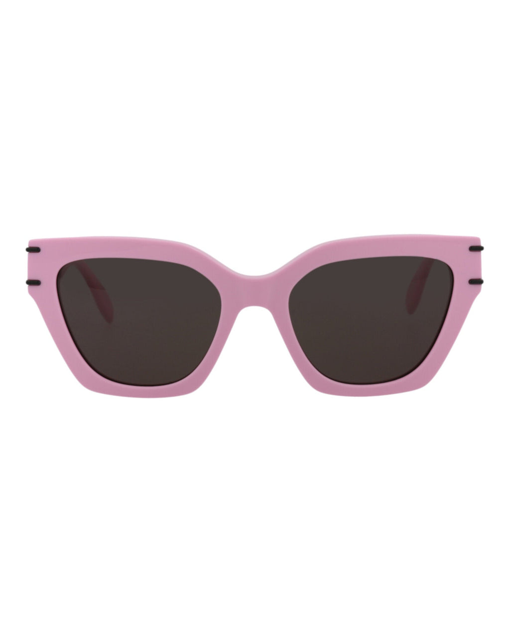 Alexander McQueen Womens Cat Eye Pink Pink Grey Fashion Designer Eyewear