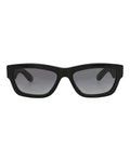 Alexander McQueen Unisex Square/Rectangle Black Black Grey Fashion Designer Eyewear