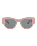 Alexander McQueen Womens Square/Rectangle Pink Pink Grey Fashion Designer Eyewear