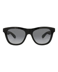 Alexander McQueen Mens Square/Rectangle Black Black Grey Fashion Designer Eyewear