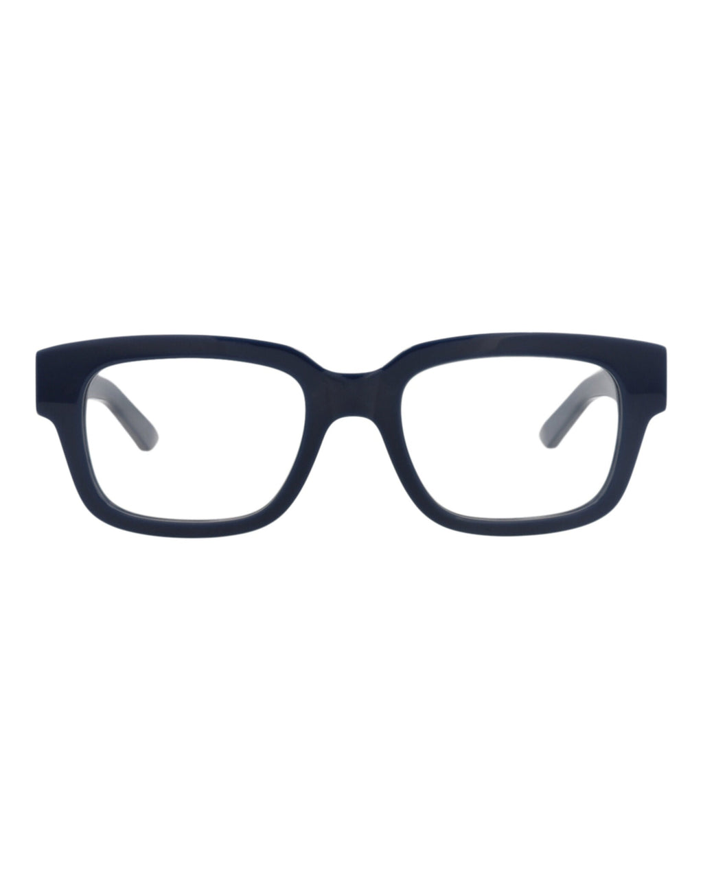 Alexander McQueen Mens Square/Rectangle Blue Blue Transparent Fashion Designer Eyewear