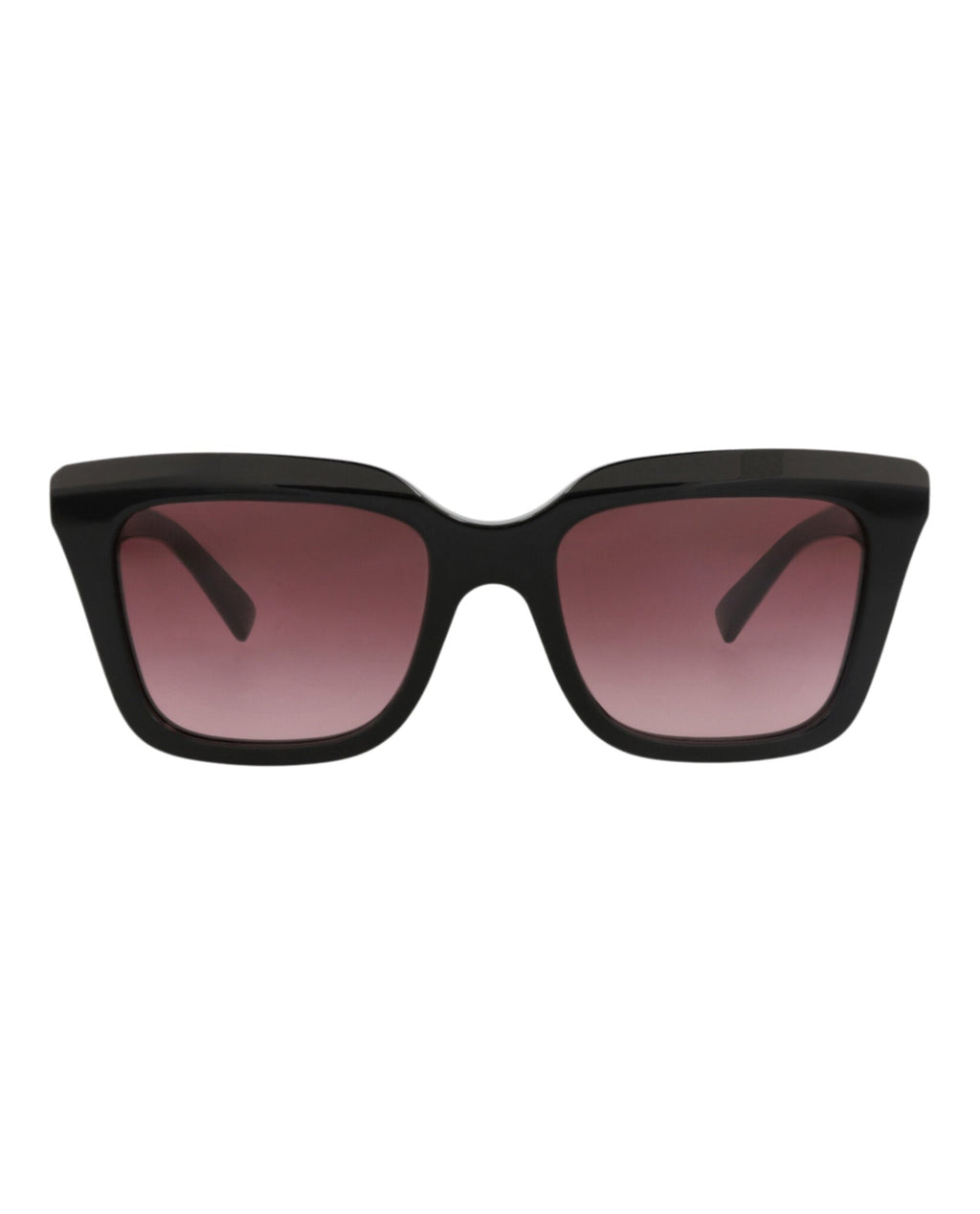 Alexander McQueen Womens Square/Rectangle Black Black Violet Fashion Designer Eyewear