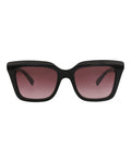 Alexander McQueen Womens Square/Rectangle Black Black Violet Fashion Designer Eyewear