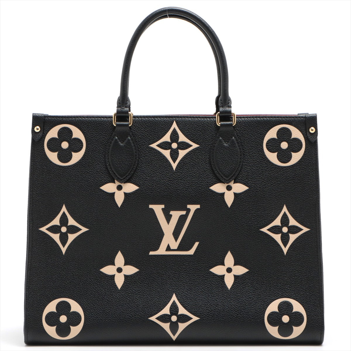Bicolour Monogram Empreinte Leather On The Go MM (Rented Out)