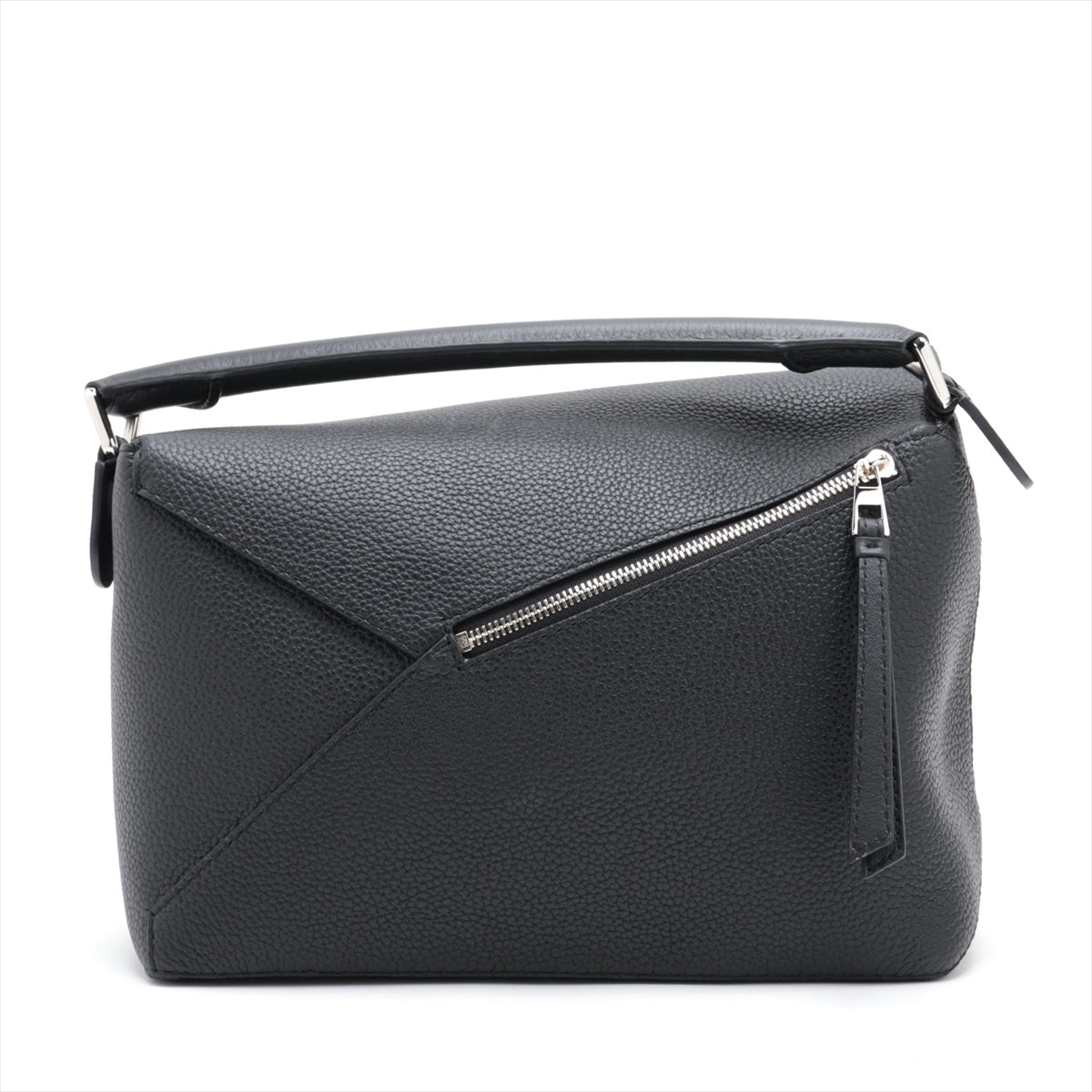 Black Classic Calfskin Leather Puzzle Bag - 3 (Rented Out)
