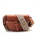 Brown Calfskin Leather Mini Gate Dual Bag - 2 (Rented Out)
