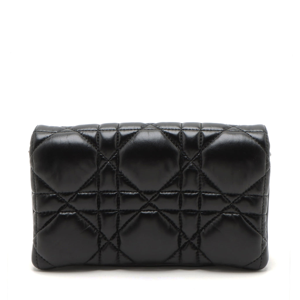 Christian Dior Black Cannage Leather Small Caro Bag [Clearance Sale]