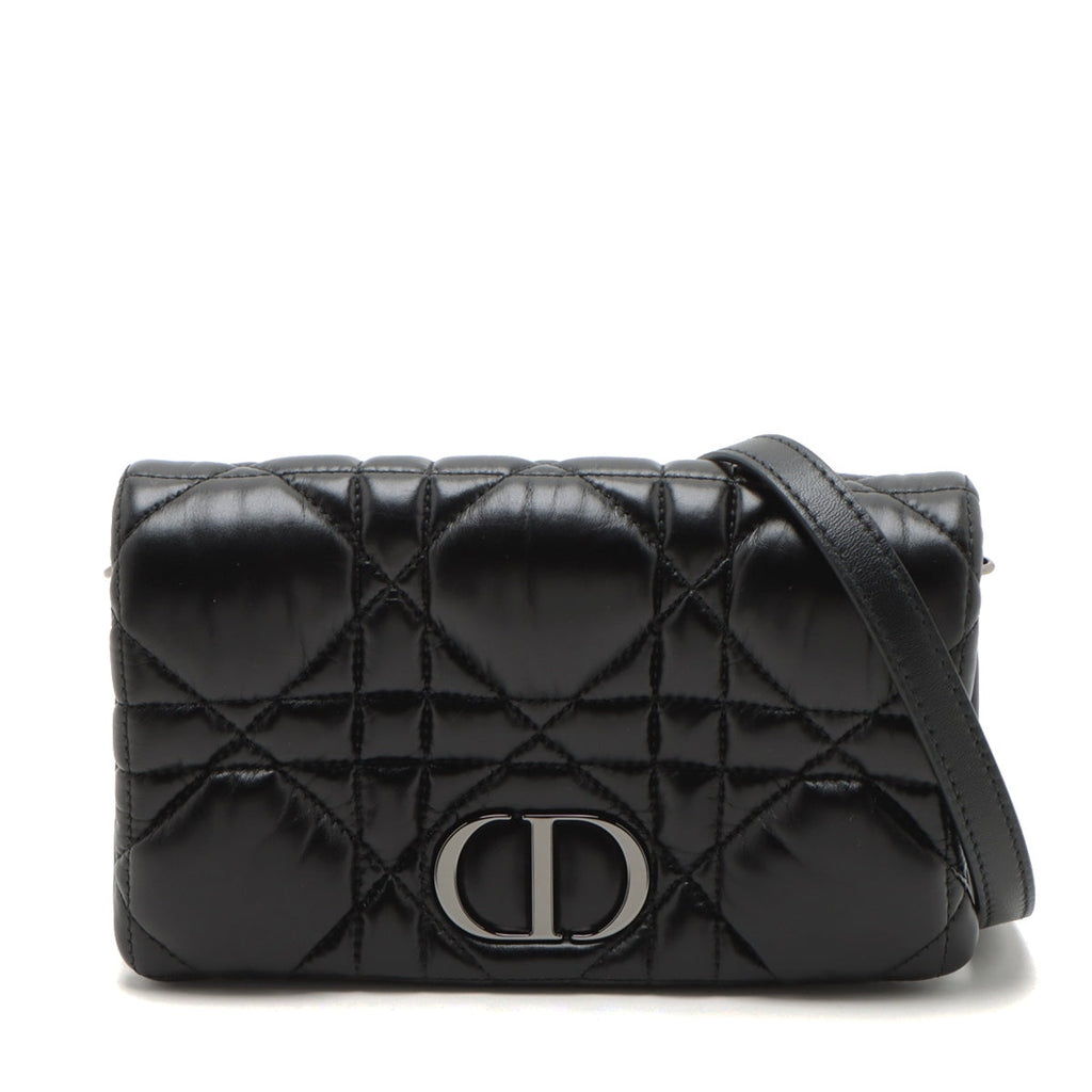 Christian Dior Black Cannage Leather Small Caro Bag [Clearance Sale]