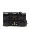 Christian Dior Black Cannage Leather Small Caro Bag [Clearance Sale]