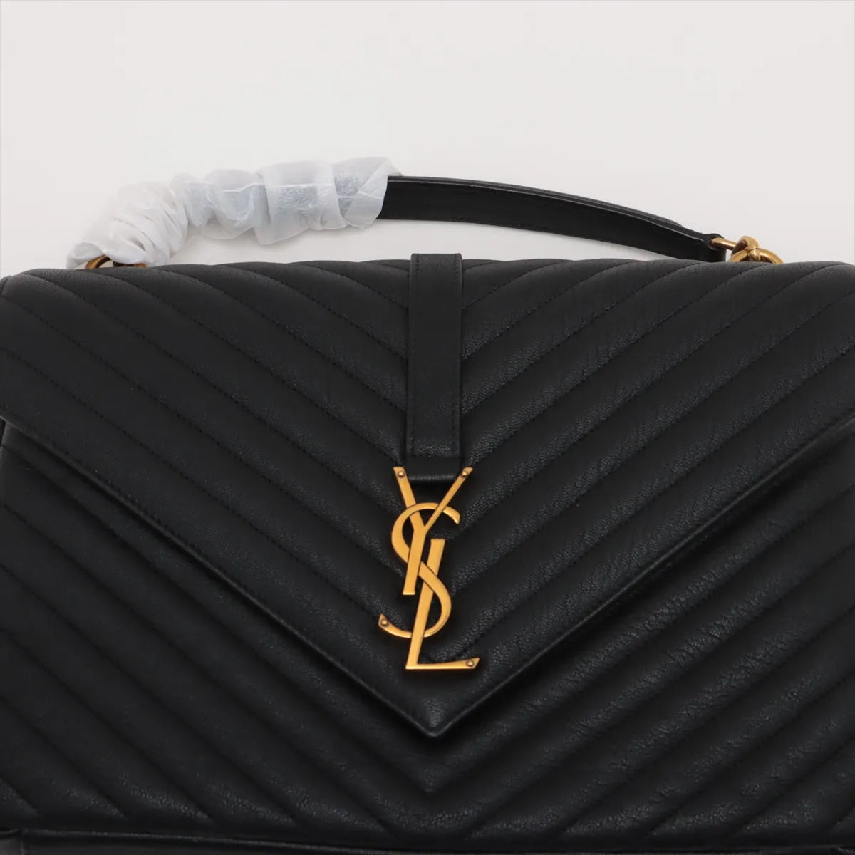 Saint Laurent Black Leather Large College Bag [Clearance Sale]