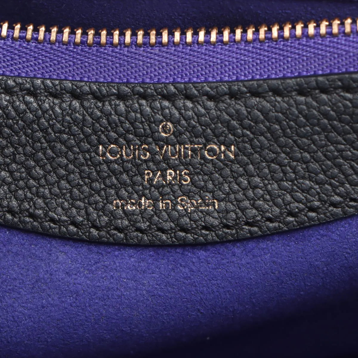 Black Monogram Empreinte Leather Diane Shoulder Bag (Rented Out)