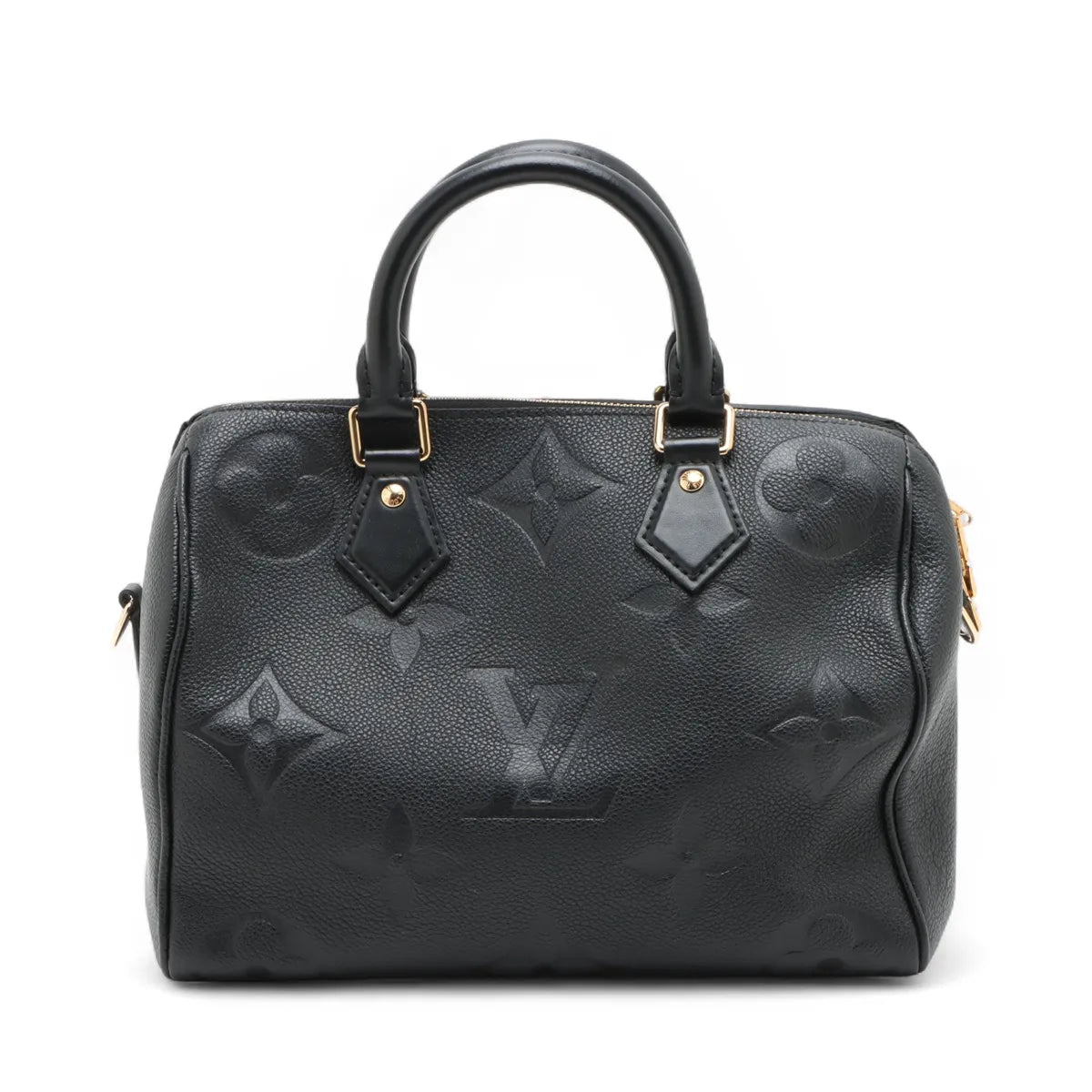 Louis Vuitton Noir Monogram Empreinte Leather Speedy 25 [Clearance Sale]
