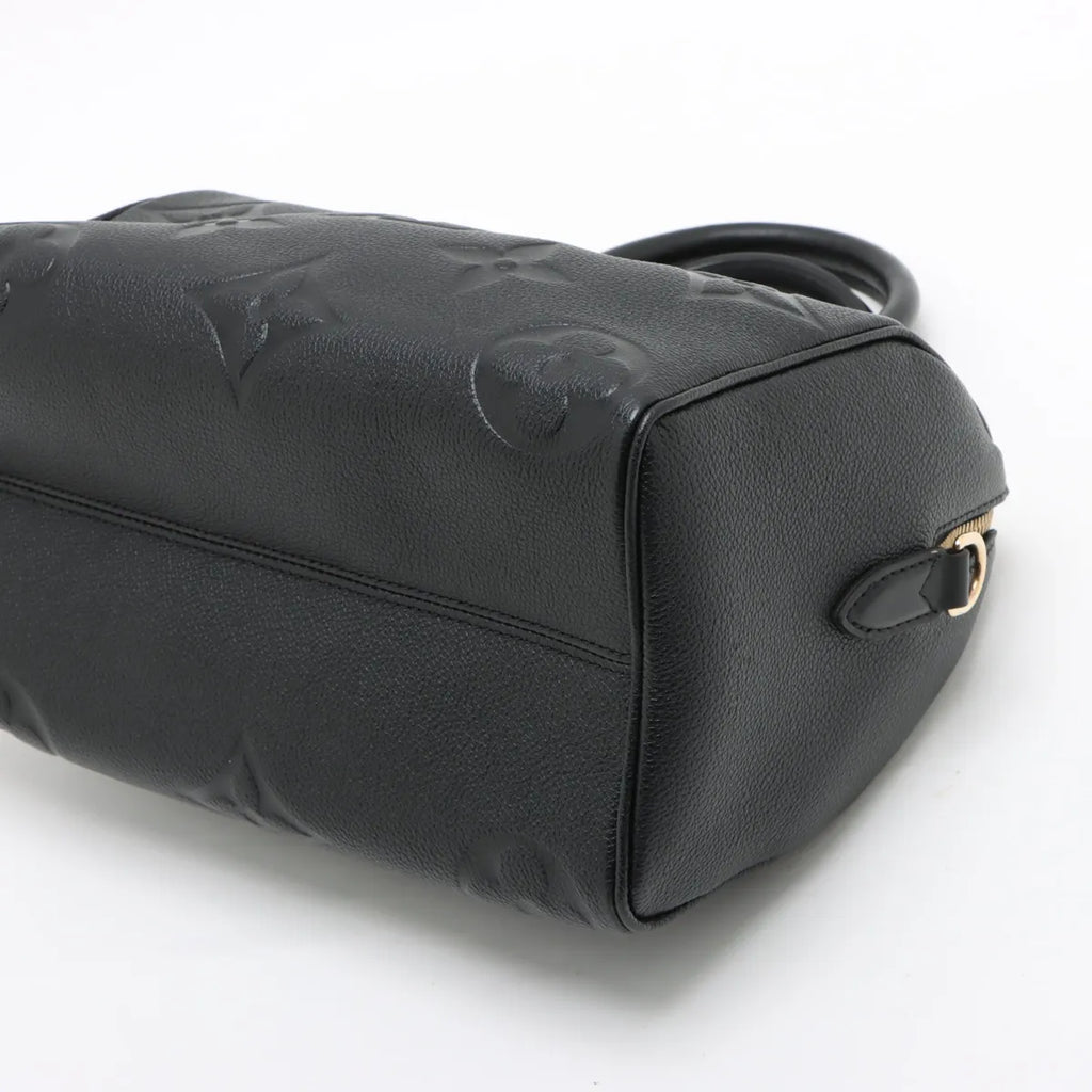 Louis Vuitton Noir Monogram Empreinte Leather Speedy 25 [Clearance Sale]