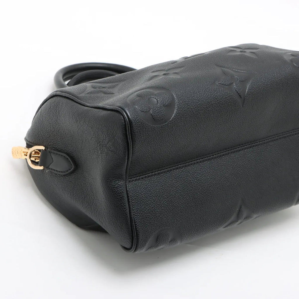 Louis Vuitton Noir Monogram Empreinte Leather Speedy 25 [Clearance Sale]