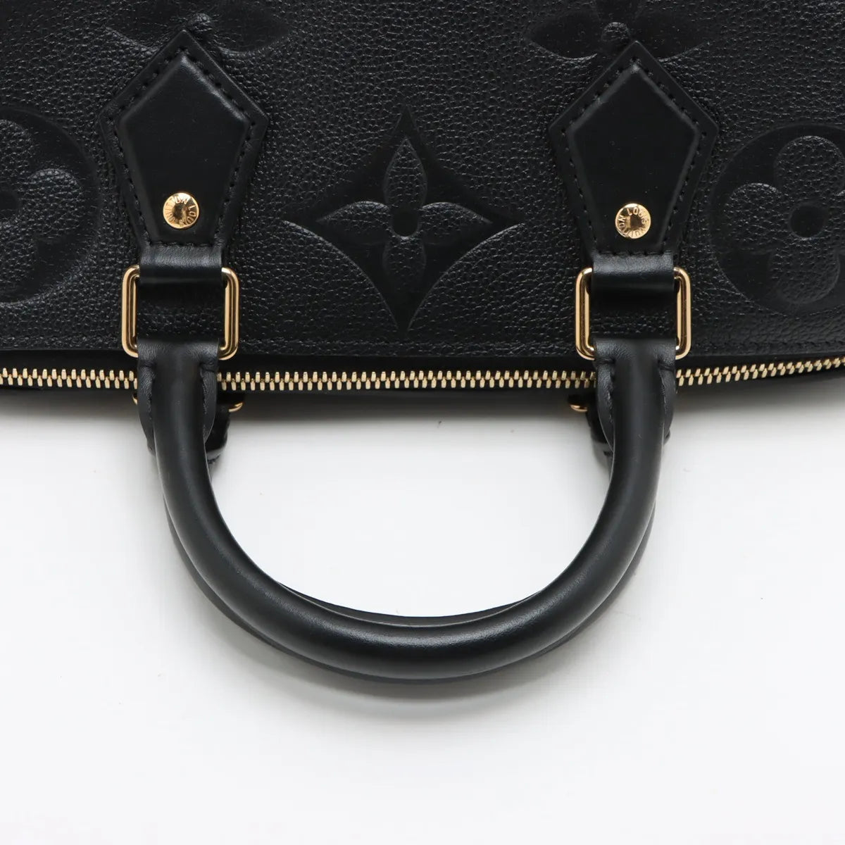 Louis Vuitton Noir Monogram Empreinte Leather Speedy 25 [Clearance Sale]