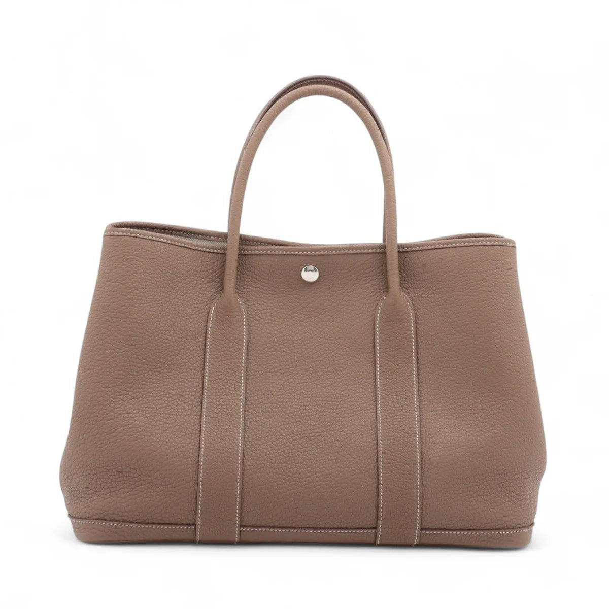 Hermes Etoupe Negonda Leather (2020) Garden Parden PM [Clearance Sale]