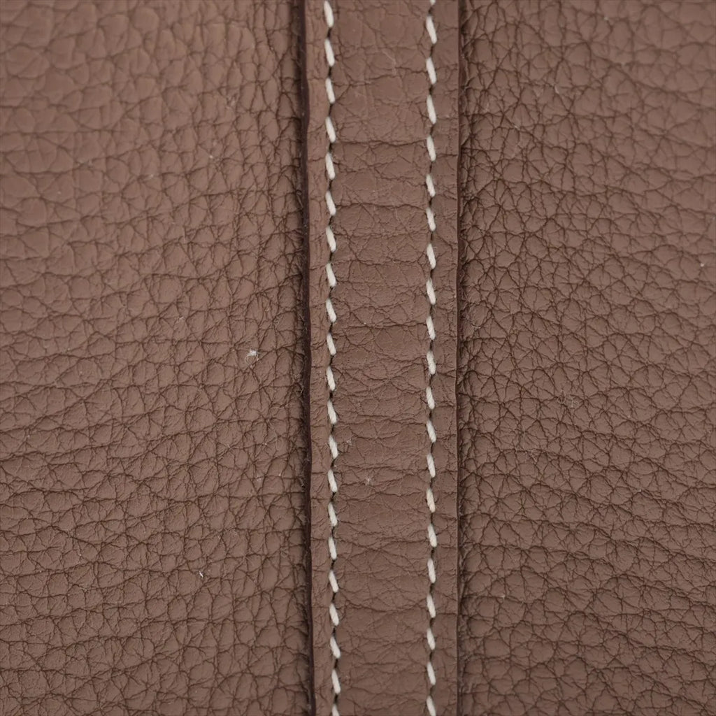 Hermes Etoupe Negonda Leather (2020) Garden Parden PM [Clearance Sale]