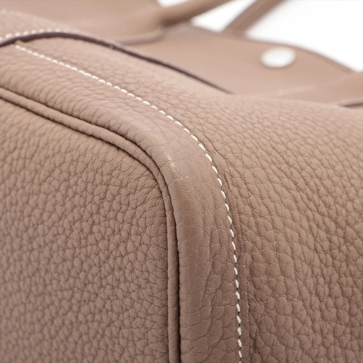 Hermes Etoupe Negonda Leather (2020) Garden Parden PM [Clearance Sale]