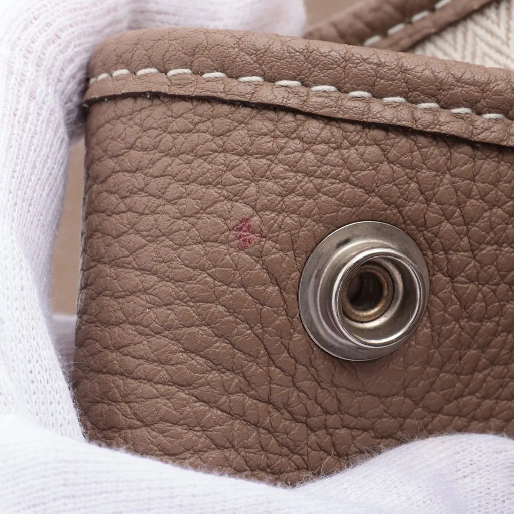 Hermes Etoupe Negonda Leather (2020) Garden Parden PM [Clearance Sale]