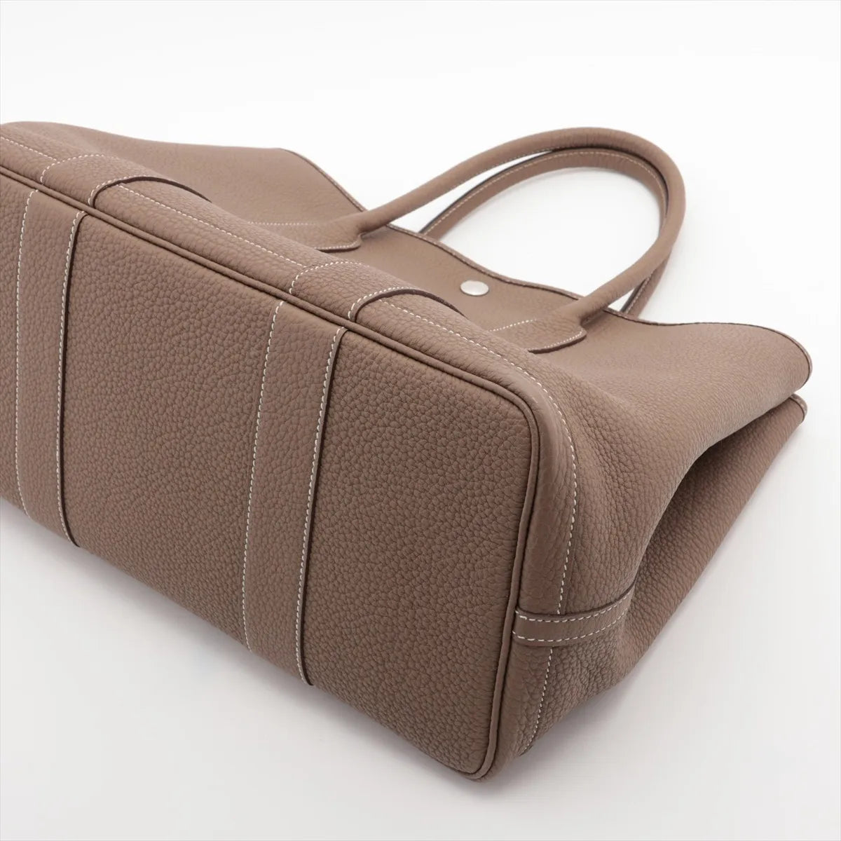 Hermes Etoupe Negonda Leather (2020) Garden Parden PM [Clearance Sale]