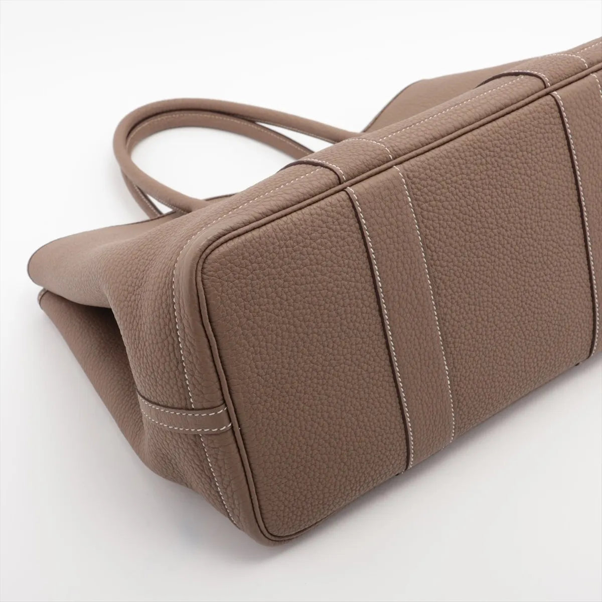 Hermes Etoupe Negonda Leather (2020) Garden Parden PM [Clearance Sale]