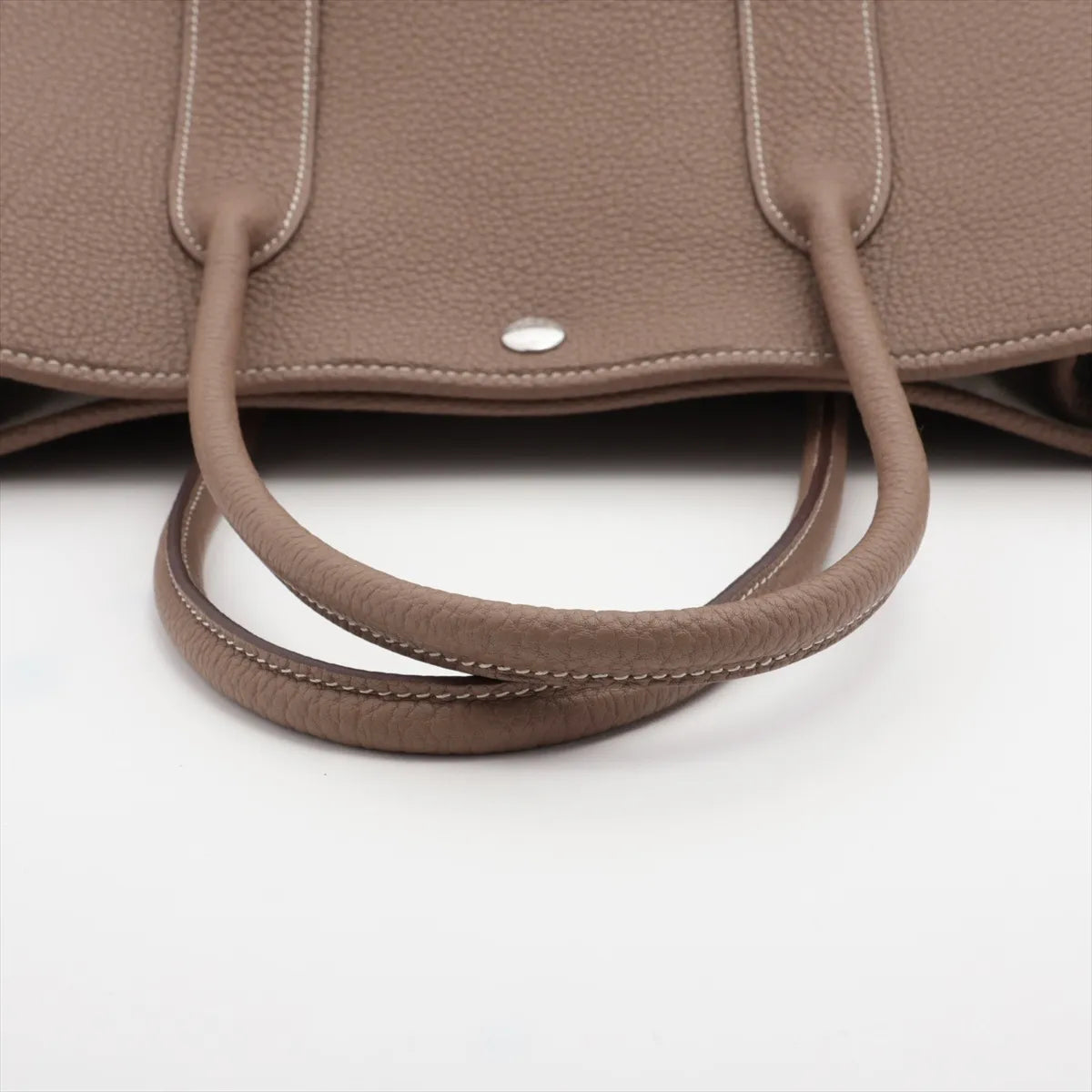 Hermes Etoupe Negonda Leather (2020) Garden Parden PM [Clearance Sale]
