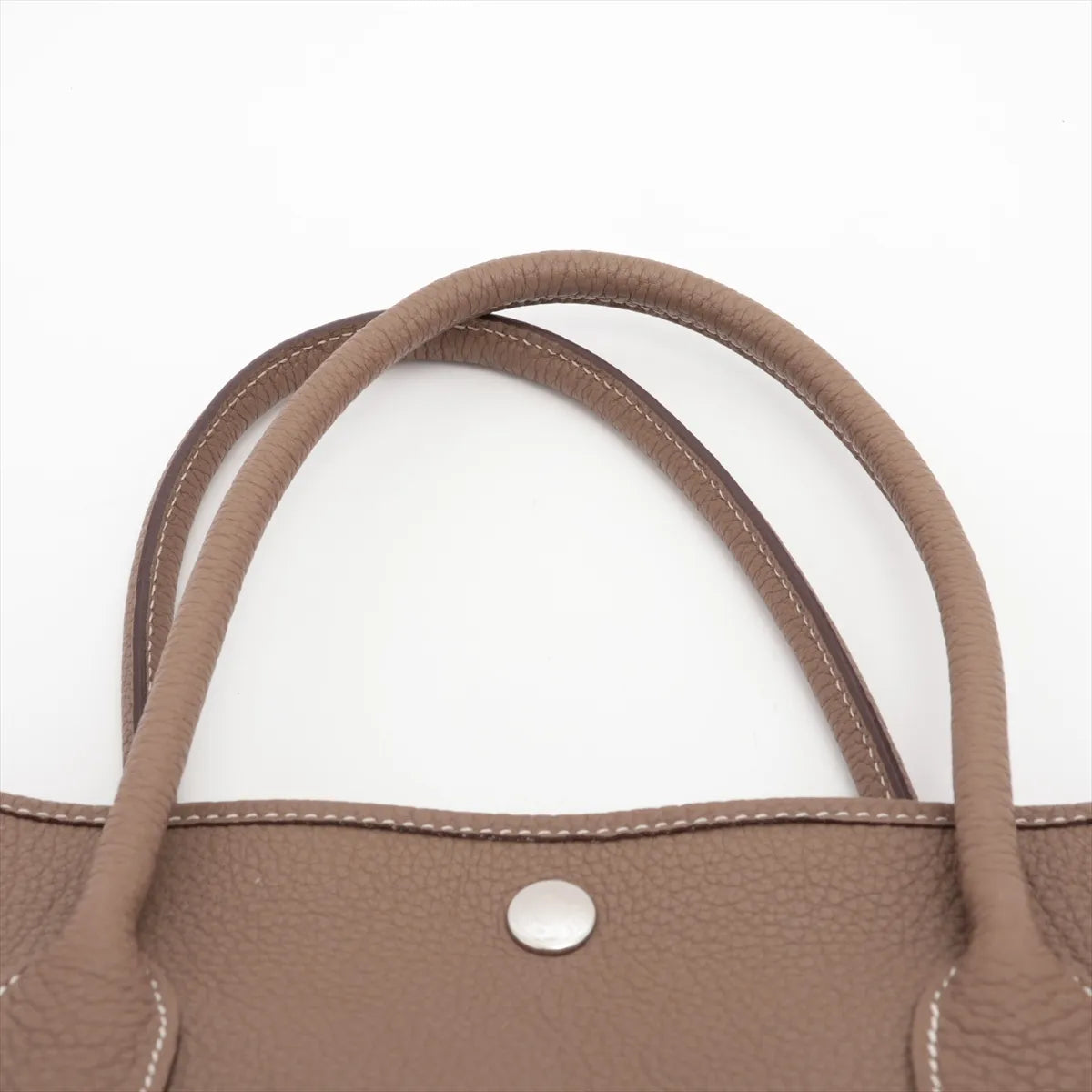 Hermes Etoupe Negonda Leather (2020) Garden Parden PM [Clearance Sale]