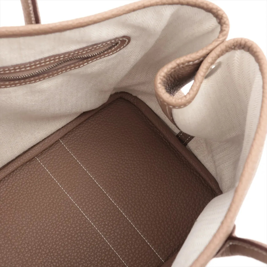 Hermes Etoupe Negonda Leather (2020) Garden Parden PM [Clearance Sale]