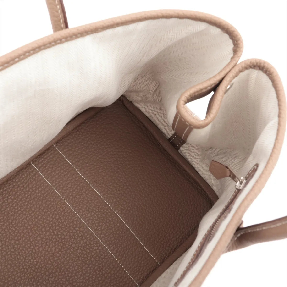 Hermes Etoupe Negonda Leather (2020) Garden Parden PM [Clearance Sale]