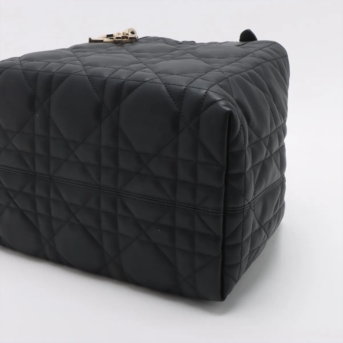 Christian Dior Black Macrocannage Lambskin Medium Dior Toujour Bag [Clearance Sale]