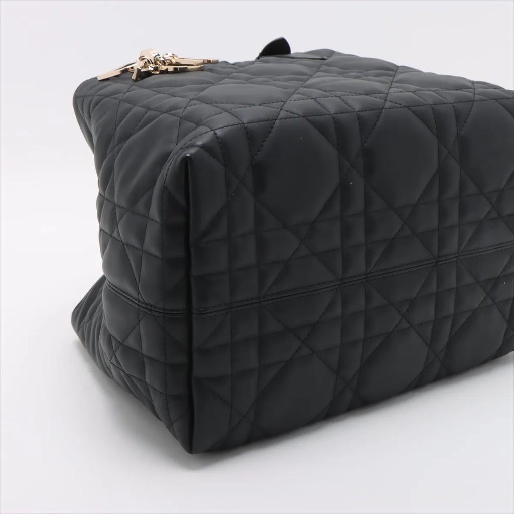 Christian Dior Black Macrocannage Lambskin Medium Dior Toujour Bag [Clearance Sale]